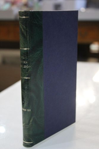 Portada del libro de El idioma Gallego. Su antigüedad y vida.- Tomo III.