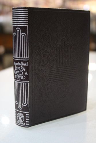 Portada del libro de España nervio a nervio.- Aguilar, Crisol, 311.- 1ª Ed, 1950.