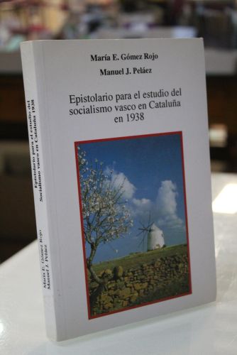 Portada del libro de Epistolario para el estudio del socialismo vasco en Cataluña en 1938