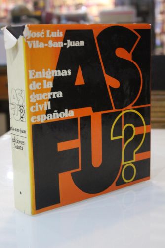 Portada del libro de Enigmas de la guerra civil española.
