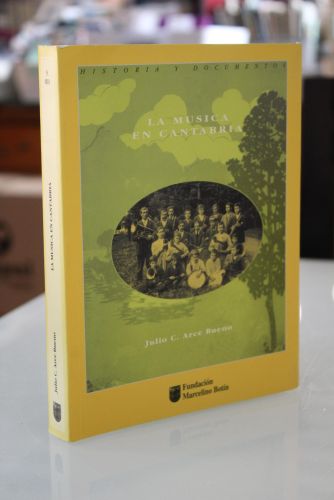 Portada del libro de La música en Cantabria