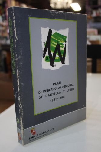 Portada del libro de Plan de desarrollo regional de Castilla y León, 1985-1988.