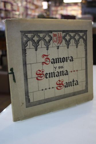 Portada del libro de Zamora y su Semana Santa.- 1943
