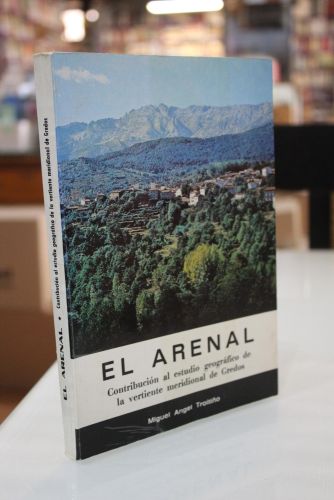 Portada del libro de El arenal. Contribución al estudio geográfico de la vertiente meridional de Gredos.