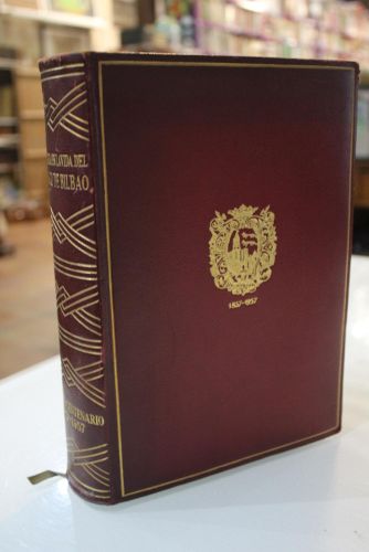 Portada del libro de Un Siglo en la Vida del Banco de Bilbao. Primer Centenario (1857-1957)