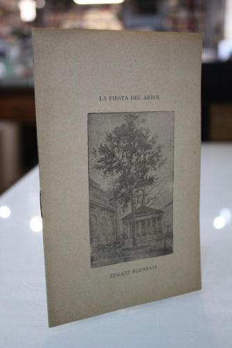Portada del libro de La Fiesta del Árbol. Zugatz Egunsaia.