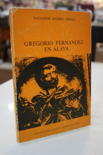 Portada del libro de Gregorio Fernández en Álava