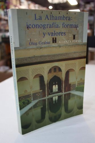 Portada del libro de La Alhambra: iconografía, formas y valores.