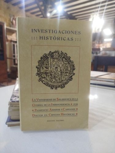 Portada del libro de La Universidad de Salamanca en la Guerra de la Independencia. Facsímil