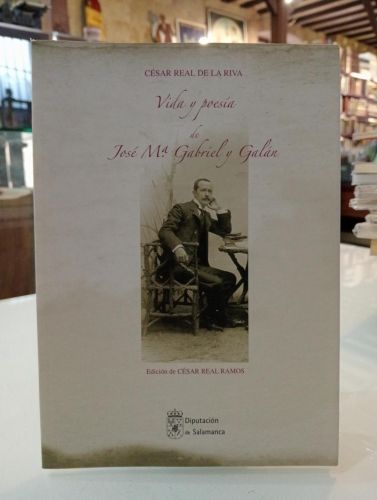 Portada del libro de Vida y poesía de José María Gabriel y Galán