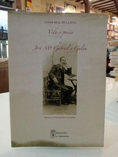 Portada del libro de Vida y poesía de José María Gabriel y Galán