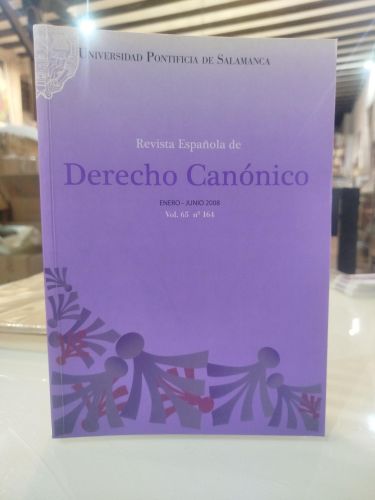 Portada del libro de Revista Española de Derecho Canónico. Vol. 65 Nº164
