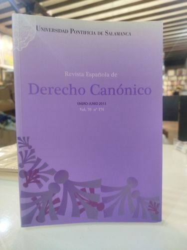 Portada del libro de Revista Española de Derecho Canónico. Vol. 70 Nº174