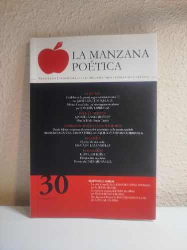 Portada del libro de La manzana poética, Nº30