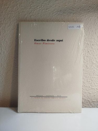 Portada del libro de Escribo desde aquí