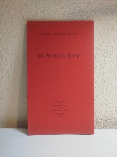 Portada del libro de Un pintor chileno