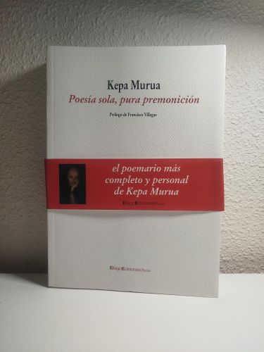 Portada del libro de Poesía sola, pura premonición