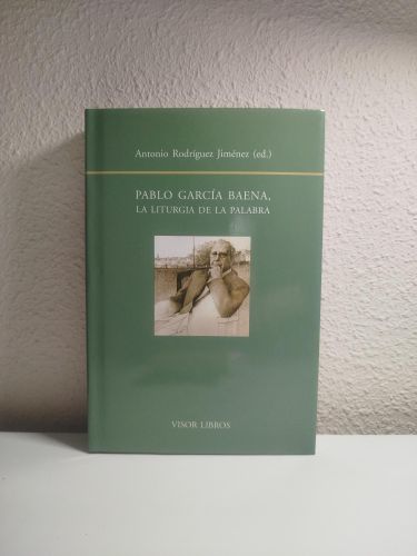 Portada del libro de Pablo García Baena, la liturgia de la palabra