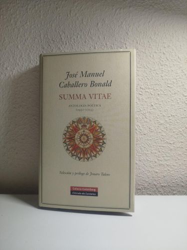 Portada del libro de Summa vitae. Antología poética (1952-2005)