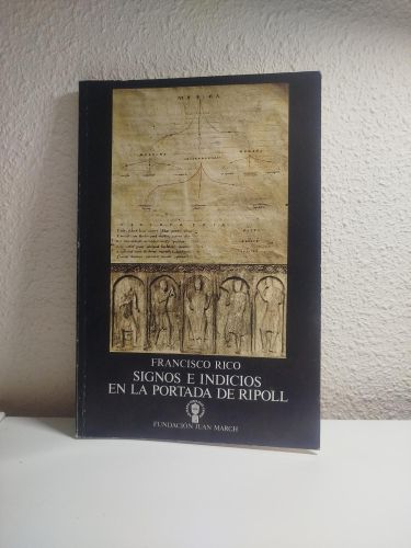 Portada del libro de Signos e indicios en la portada de Ripoll