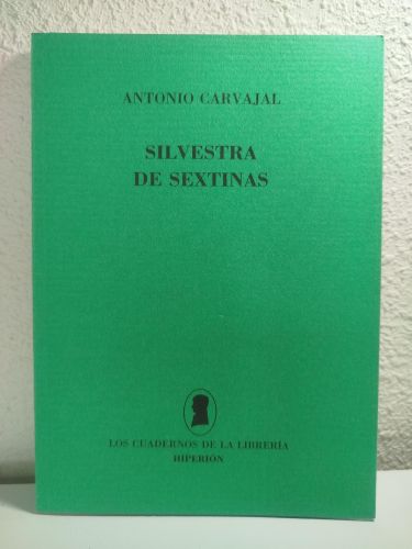 Portada del libro de Silvestra de sextinas