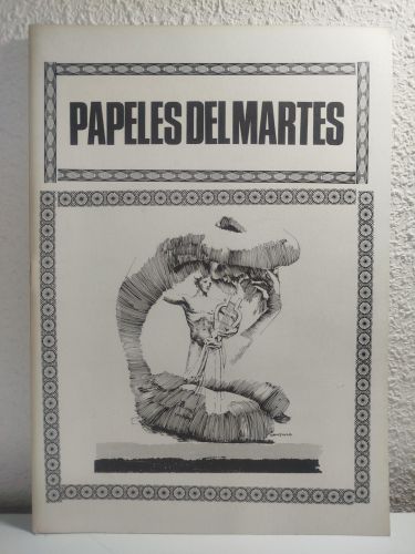 Portada del libro de Papeles del martes, Revista de poesía Nº1