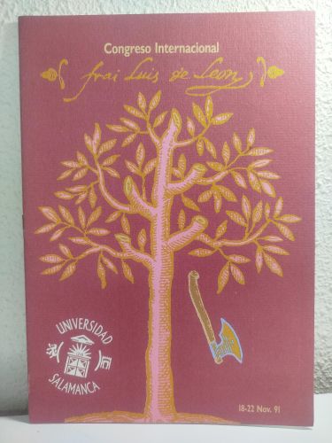 Portada del libro de Congreso Internacional Fray Luis de León. Programa