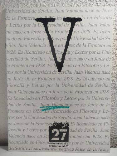 Portada del libro de Cuaderno dedicado a Juan Valencia