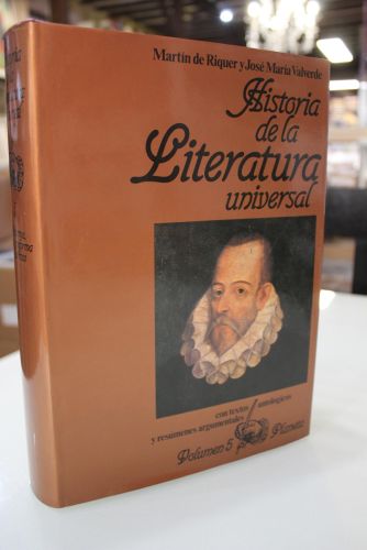 Portada del libro de Historia de la Literatura Universal, 5.- Reforma, Contrarreforma y Barroco.
