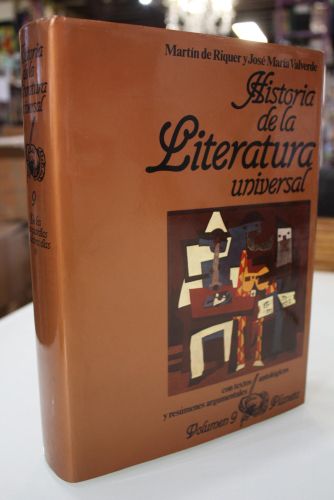 Portada del libro de Historia de la Literatura Universal, 9.- De las vanguardias a nuestros días, I.