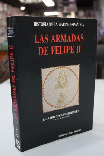 Portada del libro de Historia de la marina española. Las armadas de Felipe II