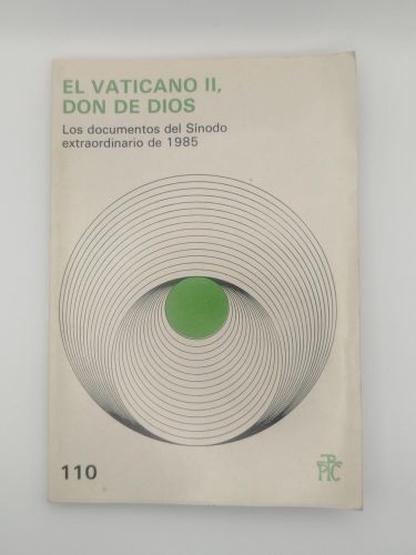 Portada del libro de El Vaticano II, don de Dios. Los documentos del Sínodo extraordinario de 1985
