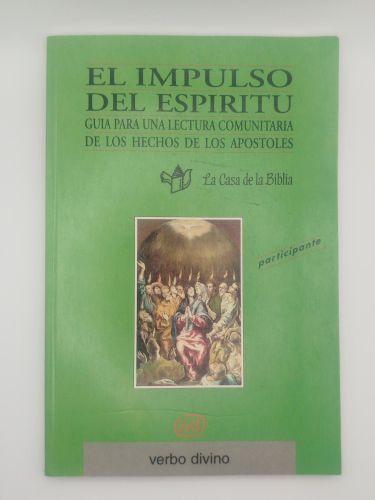Portada del libro de El impulso del Espíritu. Guía para una lectura comunitaria de los hechos de los apóstoles