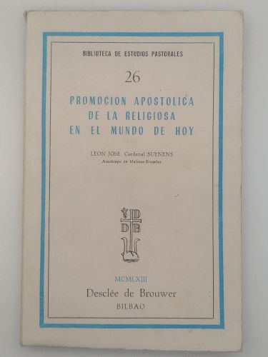 Portada del libro de Promoción apostólica de la religiosa en el mundo de hoy