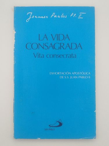 Portada del libro de La vida consagrada. Vita consecrata