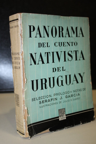 Portada del libro de Panorama del cuento nativista del Uruguay