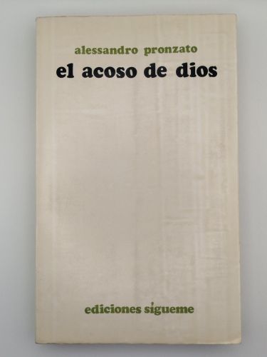 Portada del libro de El acoso de Dios