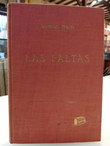 Portada del libro de Las faltas