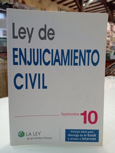 Portada del libro de Ley de Enjuiciamiento Civil 2010