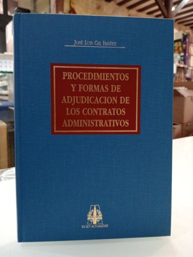 Portada del libro de Procedimientos y formas de adjudicación de los contratos administrativos