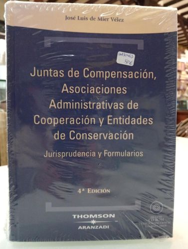 Portada del libro de Juntas de Compensación, Asociaciones Administrativas de Cooperación y Entidades de Conservación
