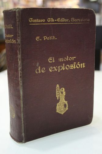 Portada del libro de El motor de explosión.