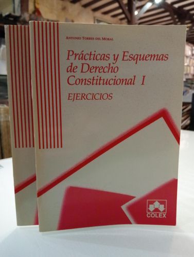 Portada del libro de Prácticas y esquemas de derecho constitucional I. Dos tomos: Ejercicios y Esquemas