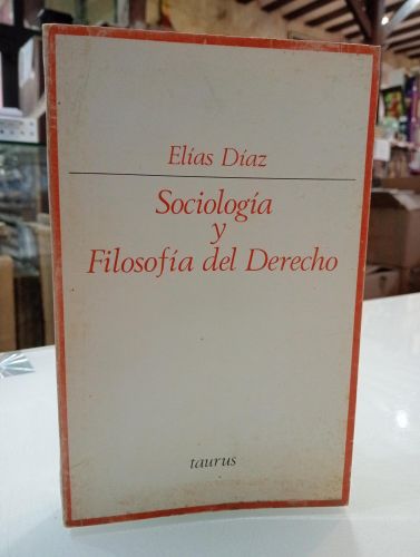 Portada del libro de Sociología y filosofía del Derecho