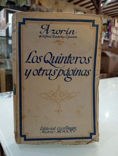 Portada del libro de Los Quinteros y otras páginas