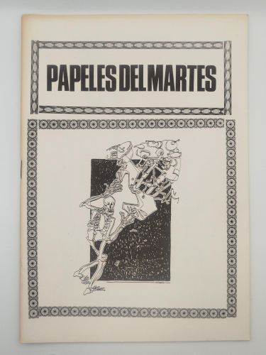 Portada del libro de Papeles del martes, Revista de poesía Nº2