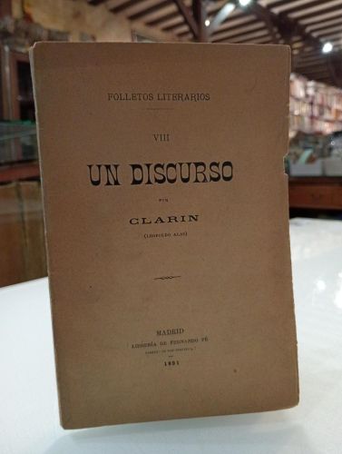 Portada del libro de Un discurso