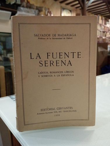 Portada del libro de La fuente serena