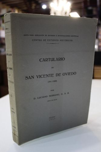 Portada del libro de Cartulario de San Vicente de Oviedo (781-1200)