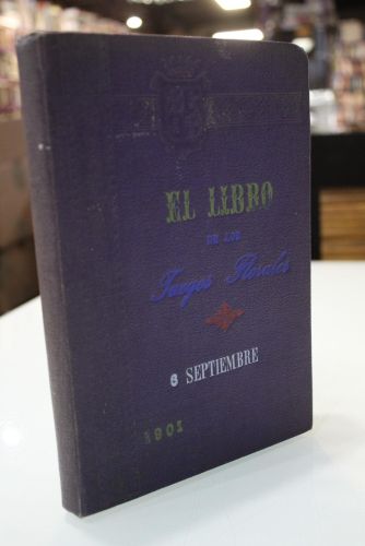 Portada del libro de El libro de los juegos florales de Palencia.